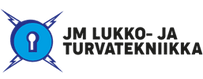 JM Lukko- ja turvatekniikka -logo